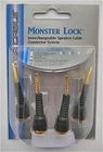 Monster Lock Flex Tip Modular Speaker Cable Termination 4PCS Z2 Bi-wire Biwire New. Price: $169.95.