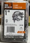 Halex 1 In. Non-metallic Clamp Connector (25-PACK) New. Price: $37.00.