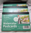 Lot Of 3 Strathmore Watercolor Pad 15 Blank Postcards 4X6 Acid Free New. Price: $25.00.