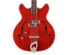 Guild Starfire Left Handed Semi-hollow Bass Guitar Cherry Red Open Box. Price: $599.99.