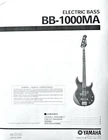 Yamaha BB-1000 Electric Bass Guitar Service Manual And Parts List Booklet. Used. Price: $12.99.