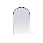 Elegant Decor Ayra 22X36 Arch Modern Mdf Wood/iron Mirror In Black Open. Price: $54.11.