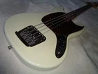 Rare 2004-2005 Fender MB98SD Mustang Bass Cij Japan Olympic White Short Scale Used. Price: $1299.99.