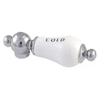 Kingston Brass CCPL1C Porcelain Lever Handle With Cold Index - Chrome New. Price: $27.87.