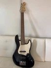 Fender Squier 5 String J-bass Guitar Used. Price: $230.00.