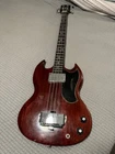 Gibson Ebo Bass Guitar 1967 Solid Wood Cherry Finish Made The With Case Used. Price: $2100.00.