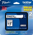 New Genuine Brother P-touch TZE-231 2PK Black On White Tape. Price: $13.99.