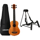 Kala U-bass Nomad Acoustic-electric Guitar With Stand- Natural Satin New. Price: $209.00.