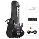Glarry 36INCH Burning Fire Style Electric Guitar Black New. Price: $120.99.