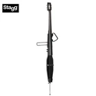 Stagg EDB-3/4 Electric Upright Double Bass Size Metallic Black With Gig Bag New. Price: $879.99.