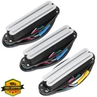 Musiclily Strat Neck/mid/bridge Humbucker Pickups White Chrome Rail Alnico 5 New. Price: $58.56.