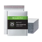 Quality Park Bubble Mailers, 8.25 X 11 Shipping Envelopes, Water Resistant Wh... New. Price: $20.47.