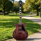 Grote Semi-hollow Red Electric Guitar, Mahogany Body With P90 PICKUPS,GT335-04 New. Price: $269.00.