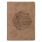 Christian Art Gifts Inspirational Zippered Journal, Be Strong & Courageous... New. Price: $28.88.