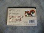 Strathmore Blank Watercolor Postcards - Pad Of 9 Used. Price: $7.99.