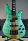 2024 Spector Usa NS-2 4-STRING "bookedmatched Quilt Top" Turquoise Tide Used. Price: $5399.00.