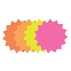 Cosco Starburst Die-cut Paper Signs, 4" Diameter, Multicolor, Set Of 60 New. Price: $13.23.