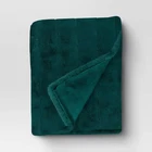 Channel Faux Fur Throw - Threshold New. Price: $13.99.