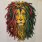 Rasta Lion Head African Style Jamaica Design Pocket Shirt #0043 New. Price: $18.39.
