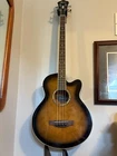 Ibanez AEB10E Acoustic-electric Bass Dark Violin Sunburst With Soft Case New. Price: $389.00.