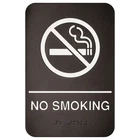 Winco SGNB-601 6" X 9" No Smoking Sign Black Plastic New. Price: $5.81.