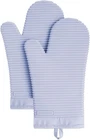 Kitchenaid Ribbed Soft Silicone Oven Mitt 2-PACK 7.5"X13", Lavender Cream New. Price: $47.65.