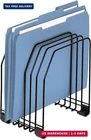 Fellowes Workstation File Organizer, 7 Section, Wire, Black (68112) New. Price: $19.18.