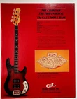 G&l L-2000-E Bass Vintage Print Advertisement Collectible 34" Scale Used. Price: $13.50.