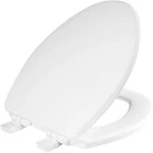 Bemis Elongated White Toilet Seat Soft Close Easy Clean Durable Usa Made New. Price: $68.69.
