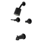 Kingston Brass KBX8140DL Concord Two-handle Tub Shower Faucet Matte Black Open. Price: $135.29.