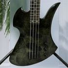 Solid Mockingbird Bc Electric Bass Guitar 4 Strings Tree Burl Top Fast Ship New. Price: $310.00.