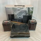 Victrola Montauk Turntable System W/ Bluetooth Speakers - Black Open. Price: $114.74.