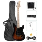 Glarry 39" Electric Guitar For Music Lover Beginner With 20W Amp Sunset New. Price: $84.85.