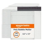 Amazon Basics Poly Bubble Mailer, 8.5" X (internal 12", White/grey New. Price: $41.99.