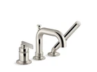 Castia By Studio Mcgee Deck-mount Bath Faucet With Handshower Open. Price: $550.21.