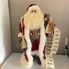 Large 30" Kirkland Santa Statue Greeter With Nice List Presents Wreath Rare Used. Price: $79.99.