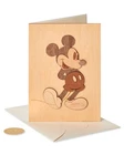 Wood Mickey Mouse Birthday Card Premium Papyrus Greeting With Envelope New. Price: $13.09.