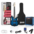 Electric Guitar Inch 3/4 Size Beginner Starter Kit Blue EGBK30BL Lyxpro Kids New. Price: $259.99.