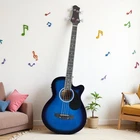 4-STRING Beginner Acoustic Electric Bass Guitar Set Blue Eq Cutaway Bag New. Price: $128.99.