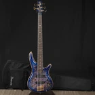 Ibanez Premium SR2605 Electric Solidbody Bass Guitar, Cerulean Blue Burst Used. Price: $1299.99.