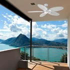 Hampton Bay Lillycrest 52 In. Indoor/outdoor Matte White Ceiling Fan Open. Price: $74.95.