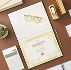 12 Count Great Papers Ivory With Gold Braided Foil Certificates 8.5" X 11" New. Price: $11.99.