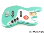 Fender Squier Affinity Active Jazz Bass Loaded Body Preamp, Mystic Surf Green Open. Price: $279.99.