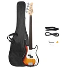 Glarry Fretless Electric Bass Guitar Full Size 4 String Cord Wrench Tool Sunset New. Price: $118.99.