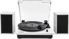 Victrola Montauk Vinyl Record Player, White Wood Finish, 3-SPEED Belt Driven New. Price: $105.25.