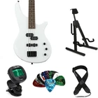 Jackson Spectra JS2 Bass Guitar Essentials Bundle - Snow White New. Price: $289.99.