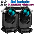 Gdjrttk 2PCS 280W 10R Beam Moving Head W/flightcase Rgbw Gobo Spot Stage New. Price: $702.97.