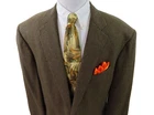 Brooks Brothers Men Wool Brown Mini-checks Blazer Jacket Sport Coat 48 Euc Usa Pre-owned. Price: $79.99.