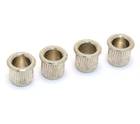 (4) Fender American P/jazz Bass Chrome 1/2" String/body Ferrules 004-8604-049 New. Price: $15.50.