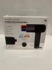 Sharper Image Power Percussion Pro+ Hot Cold Massager Gun Open Box. Price: $54.99.